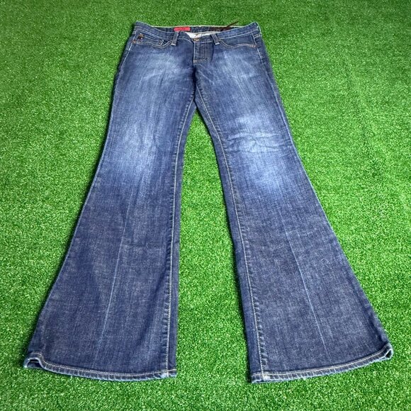 AG Adriano Goldschmied The Club Flare Leg Y2K Retro Style Stretch Jeans Pants 29 - Picture 2 of 16